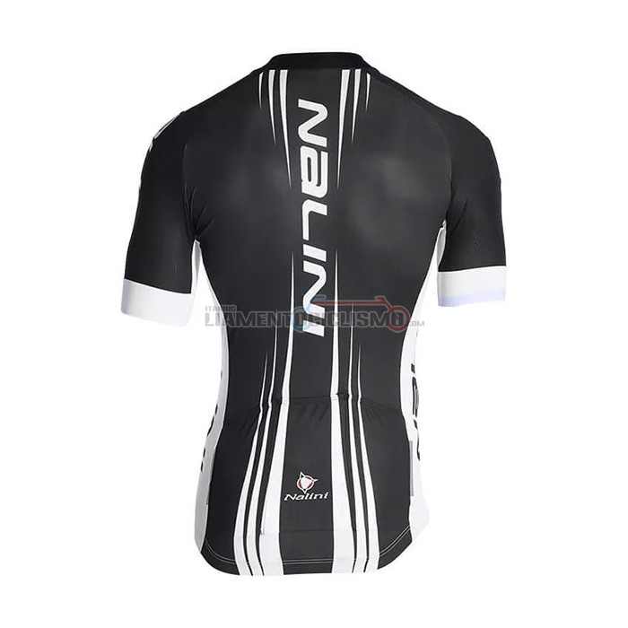 Abbigliamento Ciclismo Nalini Manica Corta 2021 Nero Bianco